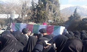 تشییع و خاکسپاری ۲ شهید در دانشگاه علوم بهزیستی و توانبخشی تهران