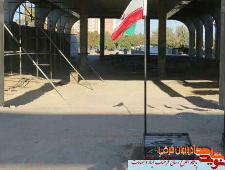سنگ مزار فهمیده آذربایجان نصب شد