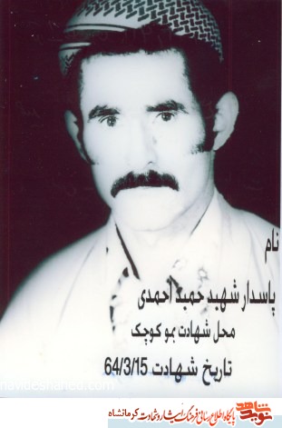 زندگینامه شهید حمید احمدی - شهید پیشمرگ مسلمان کرد