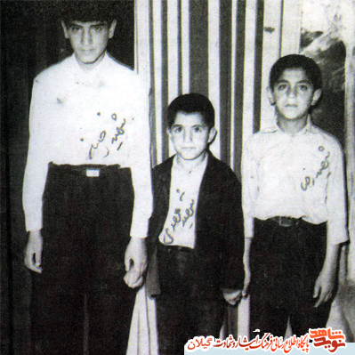 سه شهید در یک قاب سه شهید در یک قاب