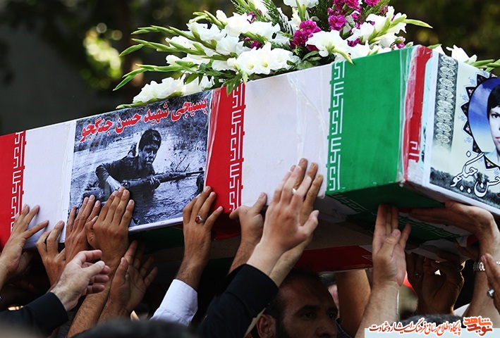 گزارش تصویری از تشییع باشکوه شهید حسن جنگجو در تبریز