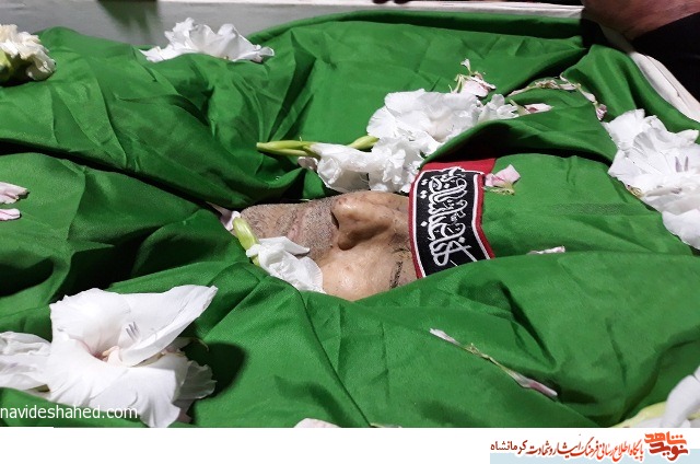 وداع با پیکر مطهر شهید «سردارحاج شاهرخ دایی‌پور»