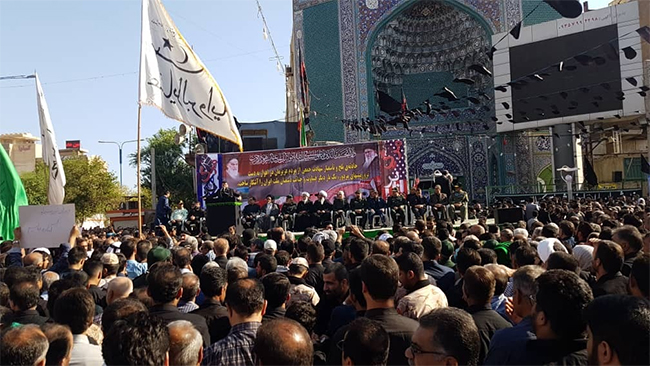 لحظه به لحظه با تشییع پیکر شهدای حادثه تروریستی اهواز لحظه به لحظه با تشییع پیکر شهدای حادثه تروریستی اهواز