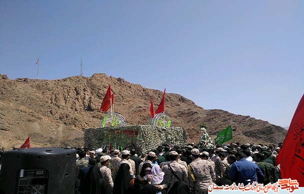 گزارش تصویری از تشییع پیکر شهید حسین امینیان
