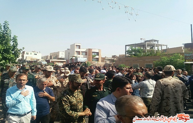 گزارش تصویری از تشییع پیکر شهید حسین امینیان