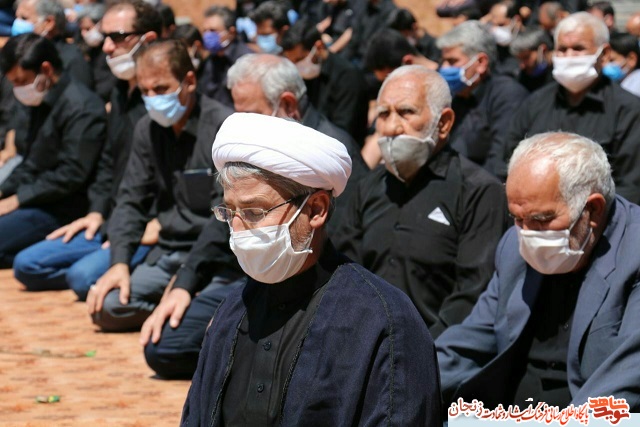 گزارش تصویری/ به یاد سالار شهیدان در جوار گلزار شهدای گمنام زنجان