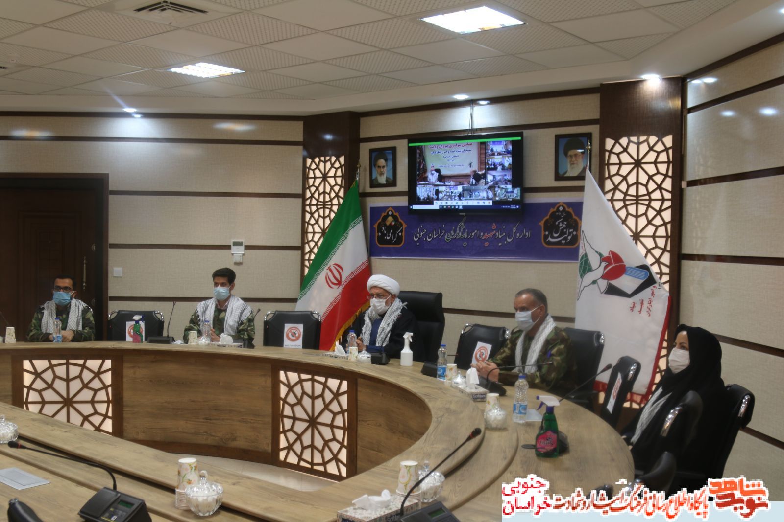بسیجیان نمونه پایگاه مقاومت شهید درویشی بنیاد خراسان جنوبی تجلیل شدند