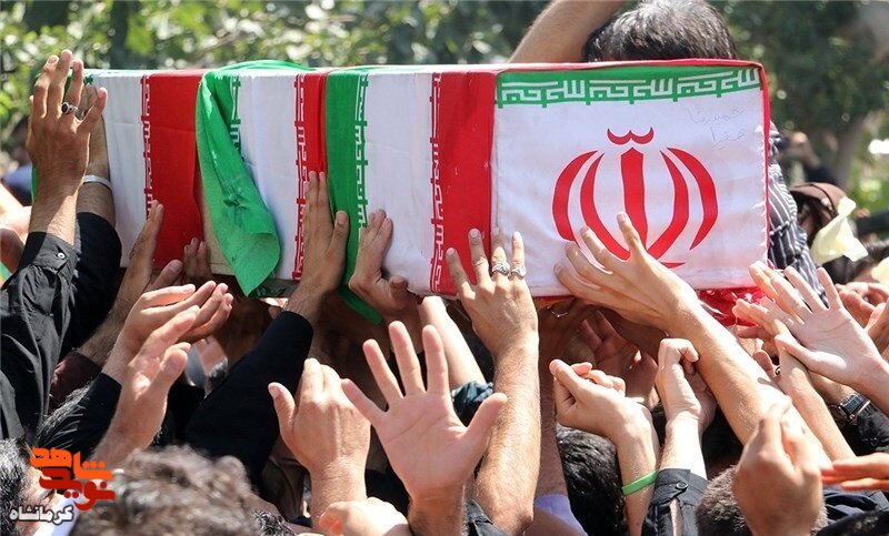 سومین شهید گمنام در تیپ ۲۸۱ شهید نیکخواه ارتش کرمانشاه به خاک سپرده شد