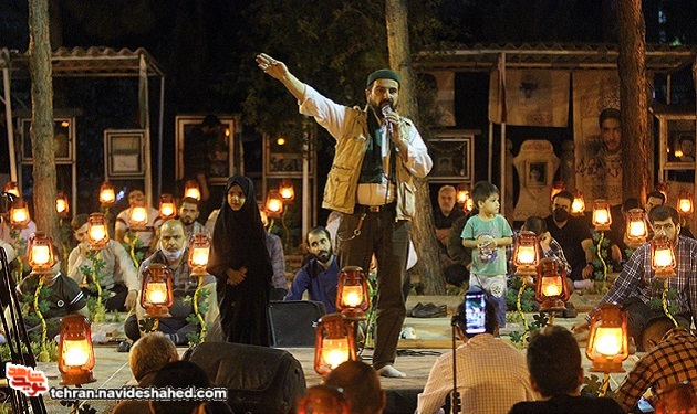 مراسم “با این ستاره ها” در بهشت زهرا (س) برگزار شد