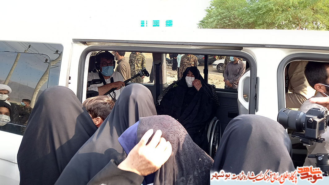 استقبال از خانواده شهید رستم علی بابایی در دیار آب و آفتاب