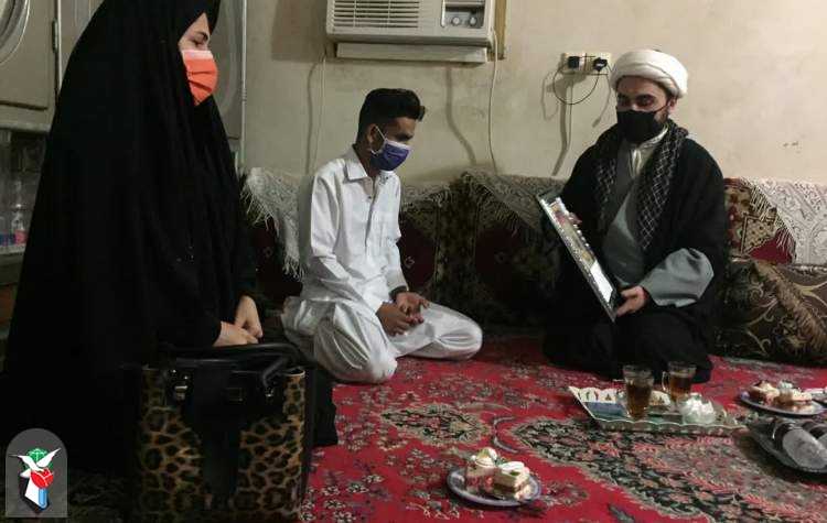 دیدار با خانواده شهید رحیم بخش باور در چابهار