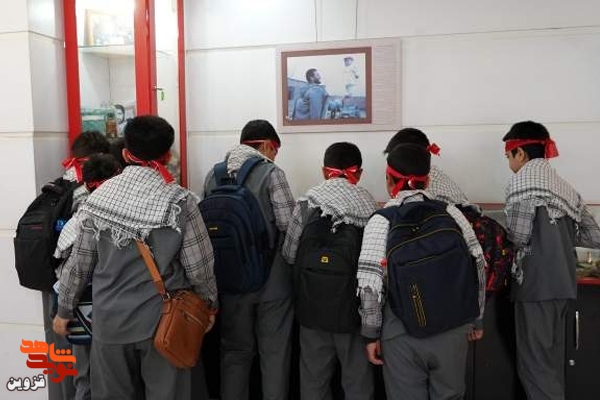 دانش‌آموزان از موزه شهدای قزوین بازدید کردند