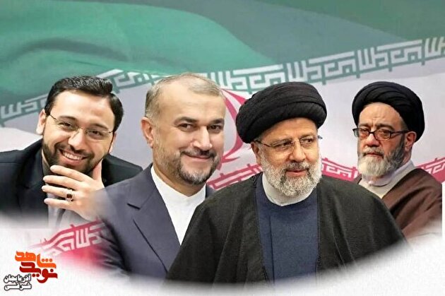 رئیس جمهور مردمی و انقلابی ایران در حین خدمات رسانی به مردم به درجه رفیع شهادت نائل آمد