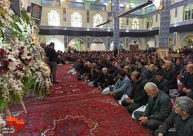 مجلس بزرگداشت شهید رحمتی در مسجد جامع مراغه + تصاویر