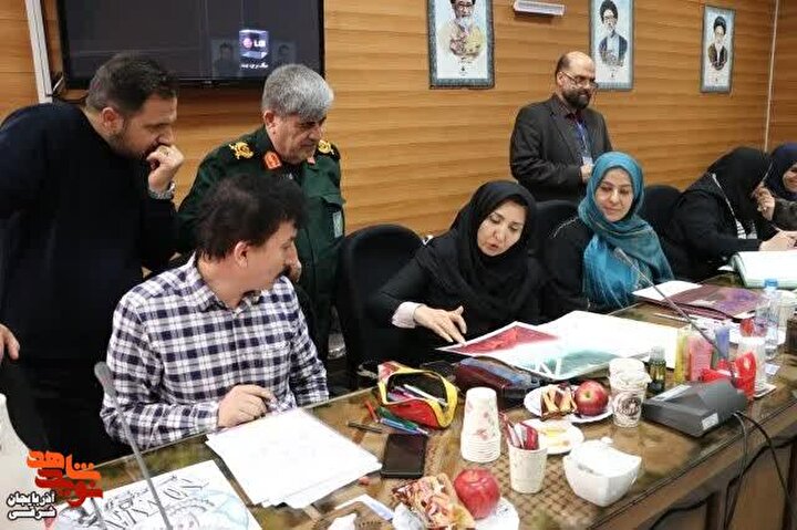 برگزاری کارگاه آموزشی کارتون و پوستر با محوریت دفاع مقدس در آذربایجان‌شرقی