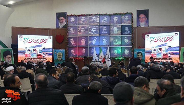 مراسم گرامیداشت شهدای بمباران ۲۷ دی دانشگاه تبریز برگزار شد+تصاویر