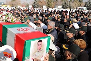 پیکر شهید مرزبانی در تبریز تشییع و به خاک سپرده شد