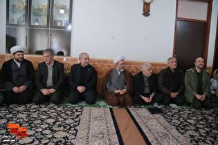 تجلیل از صبر و ایثار خانواده شهیدان حسنی و قلعه‌جوقی در ملکان