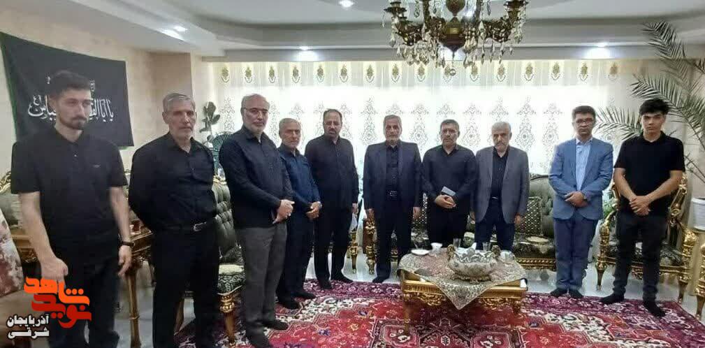 سلمانی به دیدار خانواده شهدای حملات رژیم صهیونیستی رفت