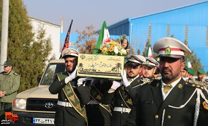 مراسم باشکوه استقبال از پیکر مطهر شهدای گمنام