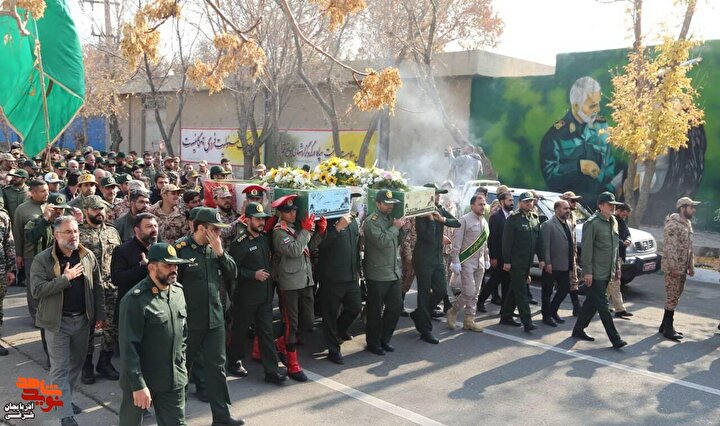 مراسم باشکوه استقبال از پیکر مطهر شهدای گمنام