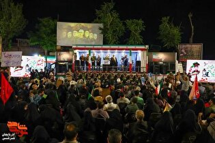 تجدید میثاق مردم تبریز با آرمان‌های شهدا در آیین گرامیداشت شهدای اقتدار و جنگ رمضان