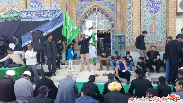 نخستین سوگواره تئاتر خیابانی ایثار در شهرستان دهلران