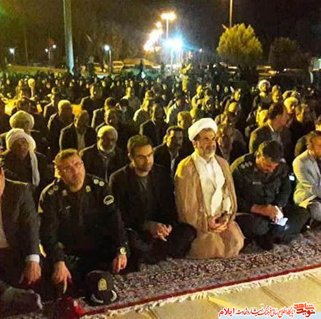 مراسم آبروی محله گرامیداشت شهیدان جامخانه در شهرستان دهلران