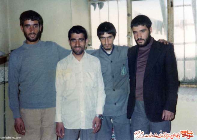 از چپ: باقر سمیعی - عباس سمیعی - قربان شهروسوند - محسن نوروزی