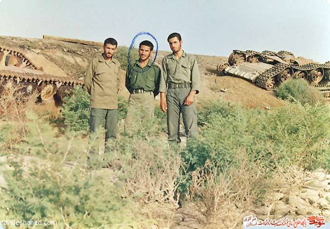از چپ: جواد مرادی - سید ابراهیم میرجمالی - جمشید الوندی