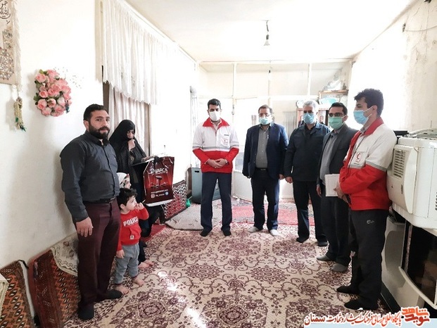 دیدار مسئولان اوقاف، هلال احمر و بنیاد شهید شهرستان مهدیشهر با مادر گرامی شهید والامقام غلامرضا ذاکریان- ۱۶ بهمن ۹۹