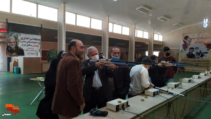 مسابقه تیراندازی ویژه خانوادههای معزز شهدای مدافع حرم شهرستان سمنان - ششم دیماه ۱۴۰۰ هیات تیراندازی شهرستان سمنان