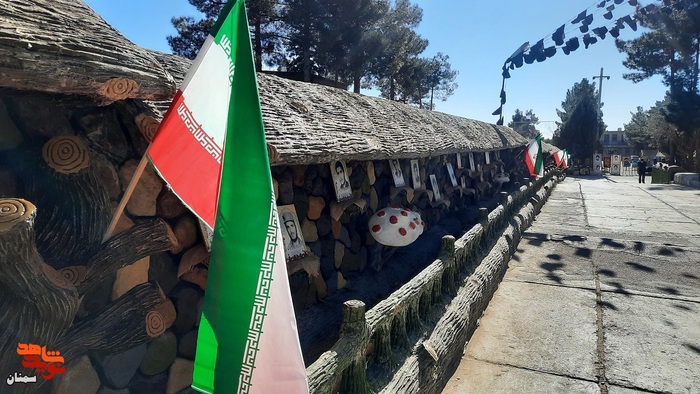مراسم تشییع و تدفین شهید گمنام خوشنام و نشان دوران دفاع مقدس- شانزدهم دی‌ماه ۱۴۰۰ دانشکده فنی پسران سمنان