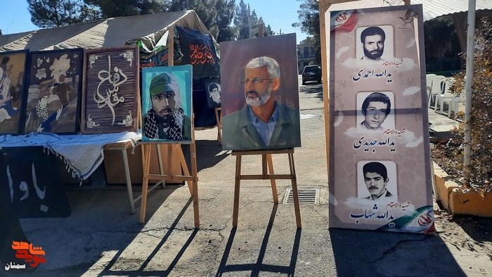 مراسم تشییع و تدفین شهید گمنام خوشنام و نشان دوران دفاع مقدس- شانزدهم دی‌ماه ۱۴۰۰ دانشکده فنی پسران سمنان