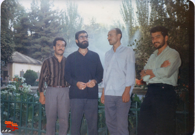 از چپ: محسن رفیعی - ابوالفضل تبرته فراهانی -احسان کارزانی فراهانی - علی فتائی
