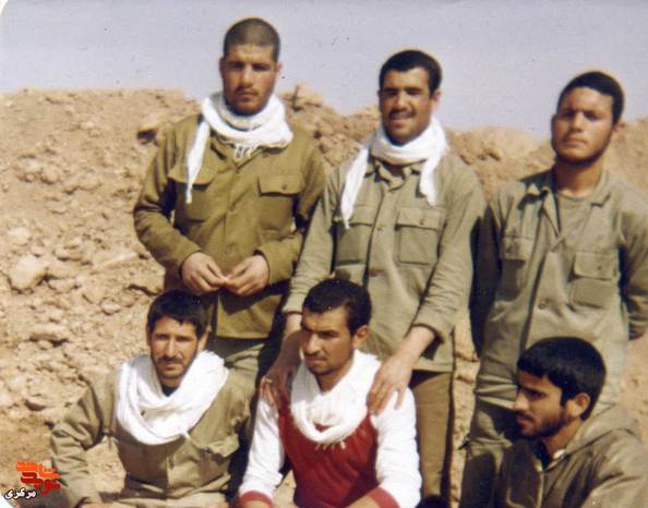 از چپ: بیات - غلامعلی کروندی - فراهانی - محمد دادبین - حسین حیدری - محمدرضا شاهرودی 
