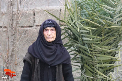 مادر شهید والامقام مهدی شیرکول