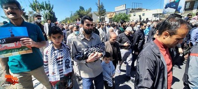 حضور گسترده سمنانی‌ها در راهپیمایی یوم‌الله قدس- بیست و پنجم فروردین‌ماه ۱۴۰۲