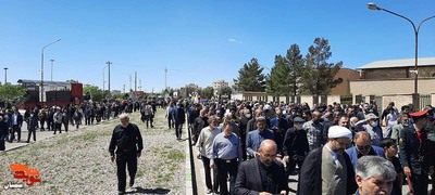 حضور گسترده سمنانی‌ها در راهپیمایی یوم‌الله قدس- بیست و پنجم فروردین‌ماه ۱۴۰۲