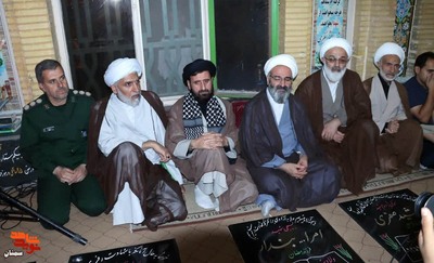 نخستین سالگرد شهادت شهید مدافع امنیت محمدحسین سروریراد و یادواره شهدای طلاب و روحانی- دوم مهرماه ۱۴۰۲ گلزار شهدای شهرستان گرمسار