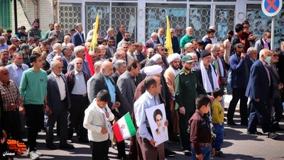 راهپیمایی روز قدس- هفدهم فروردین ۱۴۰۳ شهرستان سرخه