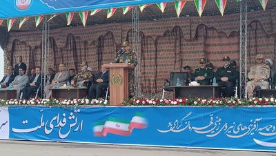 مراسم گرامیداشت روز ارتش در گرگان