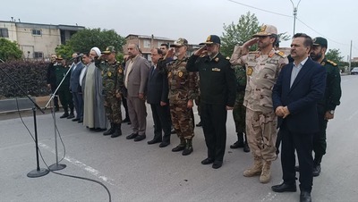 مراسم گرامیداشت روز ارتش در گرگان