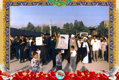 تصاویری از مراسم تشییع پیکر شهید حسین باباخانی