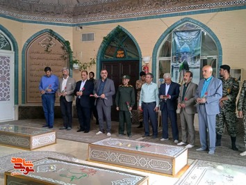 تجدید میثاق مسئولان شاهرود با آرمان‌های شهدا- هفتم اردیبهشت ۱۴۰۴ گلزار شهدای شهرستان شاهرود