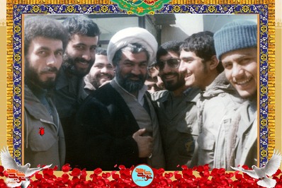 نفر اول از چپ شهید غلامعلی صداقتی
